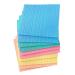 uaelua Reusable Dish Cloths Cellulose Sponge Cloth for Kitchen Absorbent Cleaning Cloth 10 Pack Multi Colors
