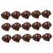 STAHAD 15pcs Model Agarics Vegetables Model Realistic Agarics Fake Agarics Realistic Food Props Fake Vegetables Realistic Vegetables Simulation Vegetables Pvc Decoration Fake Artificial Dark Brown 5.00X4.20X1.00CM