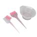 Hair Dye Brush Set - Ergonomic Handle 3 Pack for Home Use (Pink) | Perfect for Vibrant Color Application - Buy Online on GoSupps.com