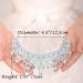 JWICOS Princess Tiara and Crown for Women - Wedding Headband with Comb, Crystal Rhinestone Hair Accessory for Bride, Bridesmaid, Prom - Blue - Buy Online on GoSupps.com