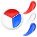 Red White Blue Face Body Paint - USA American Flag 3 Colors Makeup Face Painting Palette for America's Patriotic Events 4th of July Independence Day Veterans Day Halloween Sports Event