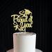 So Proud of you Cake Topper Gold Glitter 2024 Graduation Cake Pick for 2024 High School/College/Senior Graduation Party Glitter Decorations - Buy Online on GoSupps.com
