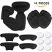 Heel Grips and Inserts Set for Women - High Heel Pads, Forefoot Cushion, Blister Prevention - Black - Buy Online on GoSupps.com