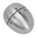 Verdingly touch mechanical rotating timer made of stainless steel egg -shaped mechanical kitchen timer clear scale rotating memory for kitchen sauna