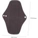 Hemoton 6pcs Reusable Bamboo Charcoal Mama Cloth Menstrual Pads - Eco-Friendly Napkin for Women - Buy Online on GoSupps.com