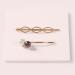 The Hair Edit Gold & Pearl Spherical Bobby Pins - Buy Online on GoSupps.com