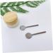 FRCOLOR Eye Cream Stick Beauty Scooper Skincare Tools Beauty Product Scoop Small Makeup Spoon Spoon Tools for Skincare Spoon for Skincare 7c Zinc Alloy Small Spoon Cosmetic 7.00X2.10X1.00CM Silver - Buy Online on GoSupps.com