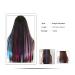 Shop Multicolor Synthetic Clip-In Hair Extensions - 20 Inch Smooth High-Temperature Hair Parts | 12 Pieces - Buy Online on GoSupps.com
