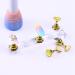 Tinsow Acrylic Fingernail DIY Nail Art Display Stand - Gold | Practice & Training Finger Stand - Buy Online on GoSupps.com
