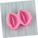 HOMSFOU 2pcs Baking Silicone Model Mini Cake Love Cake Valentine s Day Cake Holiday Cake Baking Lip Fondant Lip Shaped Molds Cupcake Silicone Lip Cookie Biscuit Chocolate Silica Gel 3D - Buy Online on GoSupps.com