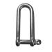 Stainless Steel 316 Long D Shackle 3/8" (10mm) Marine Grade