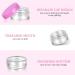 64 Flintronic Pink Cosmetic Sample Jars with Small Spoon - Ideal for Creams, Gels, Beads & More - Buy Online on GoSupps.com