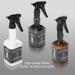 3Pcs 650ml Hairdressing Spray Bottle Set - Salon Barber Hair Tool, Refillable Water Sprayer - Buy Online on GoSupps.com