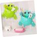 Alipis 2-Pack Wall-Mounted Toothbrush Holder & Toothpaste Organizer - Kids Shower Rack in Light Green - Buy Online on GoSupps.com