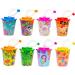 Buy 12 Set 3D Sea Animals Drinking Cups with Lid & Straw for Kids - 250 ml Mug - Fun & Functional International Shipping - Buy Online on GoSupps.com