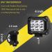 Shangyuan Pontoon Boat Docking Light Set - Marine LED Lights for Kayak, Bass, Jon Fishing Boat - 2pcs 18w 6Led White Lights - Buy Online on GoSupps.com
