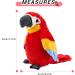 Surplex Sound Repeating Parrot Plush Interactive Toy with Waving Wings | Electronic Record Bird Toy for Kids & Baby | Stuffed Animal Educational Toy for Birthday & Xmas - Buy Online on GoSupps.com