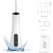 Portable Electric Water Dental Flosser - Rechargeable Cordless Oral Irrigator with Patent Pump | Travel-Friendly Teeth Cleaning - Buy Online on GoSupps.com