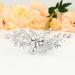 Unsutuo Crystal Bride Wedding Hair Comb - Silver Rhinestone Flower Bridal Hair Piece with Pearls | Women & Girls Accessories - Buy Online on GoSupps.com