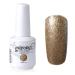 Vishine Gel Polish Nail Art Soak-off UV LED Nail Gel Polish Diy Manicure Glitter Tan #619