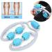 360-Degree Clamp Leg Massage Device | Deep-Trigger Point Back Massager for Calf & Body Relaxation - Blue - Buy Online on GoSupps.com