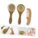 PLAFOPE 1 Set Baby Hair Brush and Hair Dryer Set with Scalp Massage and Wood Comb - Newborn and Baby Hair Care Essentials - Buy Online on GoSupps.com