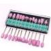 12pcs Mini Nail Drill Bit Set Quartz Abrasive Tools Electric Drill Bits Nail Art Equipment 2.35 3/32 Pink Grinding Head Tool Kit 12pcs Quartz Bit Set - Buy Online on GoSupps.com