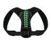 Back Posture Corrector Belt Adjustable Shoulder Neck Spine for Column Posture Correction for Women Men Straightener A - Black Green M