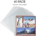 Samsill 12x12 Scrapbook Expansion Refill Pages - 40 Pack Super Heavyweight Clear | Fits Post Bound & 3 Ring Albums | Archival Safe, Acid-Free - Buy Online on GoSupps.com