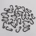 100 Pcs Black Aluminum Carabiner Hooks - Mini Key Riper Clips for Outdoor Camping Hiking & Travel - D-Shape Buckle Pack - Buy Online on GoSupps.com