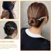 LALAFINA Snake Hairpin Hair Clips for Bun Chinese Japanese Chignon Pin Hair Sticks for Buns Hair Barrettes for Women Metal Hair Sticks Pearl Hair Accessories China Alloy Simple Bride - Buy Online on GoSupps.com