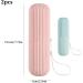 Travel Toothbrush Holder Case - 2Pcs Portable Toothbrush Cover with Strap for Daily Use & Camping | International Shipping - Buy Online on GoSupps.com