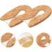 8 Pairs Transparent Heel Pad Insoles for Overpronation | Reusable Silicone Heel Protectors for Men & Women - Buy Online on GoSupps.com
