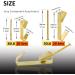 Picture Hooks  100 Pieces Picture Hanging Kits Including 30lb and 50lb Picture Hanging Hooks  2 Sizes Professional Picture Hangers with Nails for Drywall Wooden Wall Gold - Buy Online on GoSupps.com