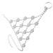 CALLARON Hand Rings ring hand chains the circle hand ring accessories rhinestones finger cots chained jewelry one chain Wedding dress Bracelet Ring finger jewelry Korean diamond ring