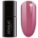 SEMILAC 377 Shimmer Stone Ruby Nail UV Gel Polish | Long Lasting and Easy to Apply | Soak off UV/Led | Perfect for Home and Professional Manicure and Pedicure 7 ml Red Silver