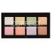 BYS Women's 8-Color Corrector  Concealer and Contour Palette Cream for All Skin Types and Complexion