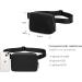 Belt Bag Waist Pack Crossbody Fanny Pack for Women and Men - Adjustable Strap, Small Pouch for Travel, Workout, Running - Black - Buy Online on GoSupps.com