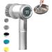 Electric Bathroom Scrubber | Electric Cordless Scrubber | 5 Replaceable Cleaning Brush Scrubber with 3 Speed Digital Display Electric Bottle Brush Cleaning Tool for Tub White - Buy Online on GoSupps.com
