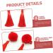 Beavorty 15 Pairs Tassel Hair Ball Hair Clip Chinese Hair Stick Hanfu Hair Clip Kids Hair Barrettes Hair Accessories for Girls Girl Child Modeling Artificial Fur Tassel Fur Ball Red - Buy Online on GoSupps.com