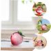 ABOOFAN 4pcs Peach Ornaments Artificial Fruit Peaches Lifelike Peach Figurine Decorative Fruit Prop Room Decor Aesthetic Glass Fruit Figurine Peach Statue Props Crystal Kitchen Cabinet - Buy Online on GoSupps.com
