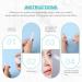 BOBOZHONG Silicone Contact Lens Inserter & Remover Set - 4 Pcs Applicator & Suction Holder for Soft Lenses - Portable Travel Kit for Home & Outdoor Use - Buy Online on GoSupps.com
