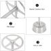 Stainless Steel Divided Toothbrush Toothpaste Holder Stand - Bathroom Vanity Organizer for Toothbrush, Razor, Makeup Brushes - Buy Online on GoSupps.com