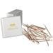 Haarla -Liebst Premium bobby pins hair clips turned beige - 24 pieces extra hold and ultra stable 5cm hairpins set women girls children including hair clips box Slhish color: white