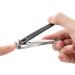 UNbit Nail Clipper Single Anti-Splash Nail Clipper Carbon Steel Manicure Nail Clipper with File Electrophoresis Black Nail Clipper - Buy Online on GoSupps.com