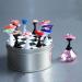 Kalolary Nail Art Display Stand Set - Pink Magnetic Holder for Fingernail Tips, Crystal Chessboard Design for DIY Training Practice - Nail Art Holder Stand - Buy Online on GoSupps.com