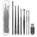 Ear Wax Removal Tool Ear Cleaner with 1080P Camera Ear Cleaning Kit with 8 Pcs Ear Set Earwax Remover with Light Endoscope with 5 Auxiliary Accessories Otoscope for iPhone iPad Android Phones