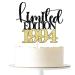 Gtseryeio Limited Edition 1994 Cake Topper Black Gold Glitter Men and Women 30th Birthday Party/30 & Fabulous Cake Decoration Decoration Supplies(Limited Edition Black gold 1994) Black Gold 1994 Limited Edition