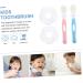 Buy SOLUSTRE Silicone Toothbrush Cleaning Brush Set for Kids - Pink Baby Brush (2 Sets) - Buy Online on GoSupps.com
