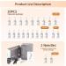 Dr.Pen A10 Professional Wireless Microneedling Pen + 20 Cartridges | Adjustable Micro Needle Pen for Skin Care | Microneedle Machine EM4801KIT-UK Purple - Buy Online on GoSupps.com